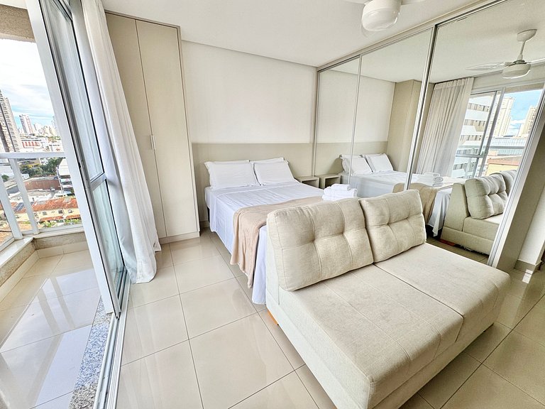 Studio in condo with pool, gym, garage #1007