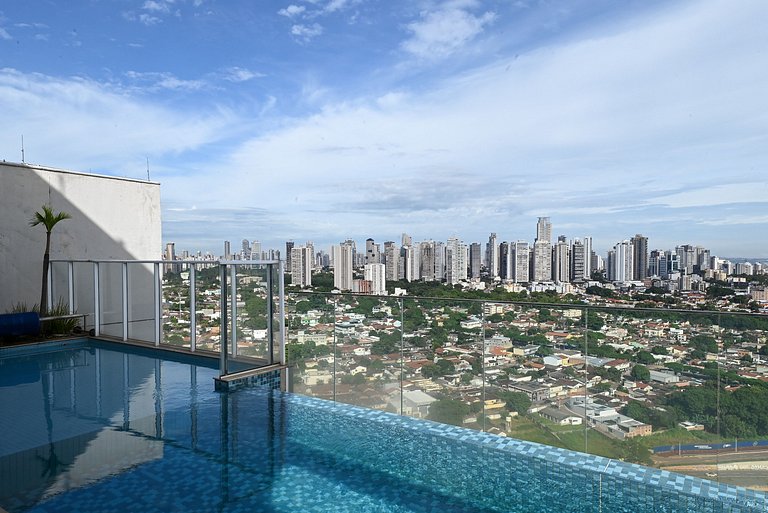 Excelente localização/ Vista livre e garagem #902