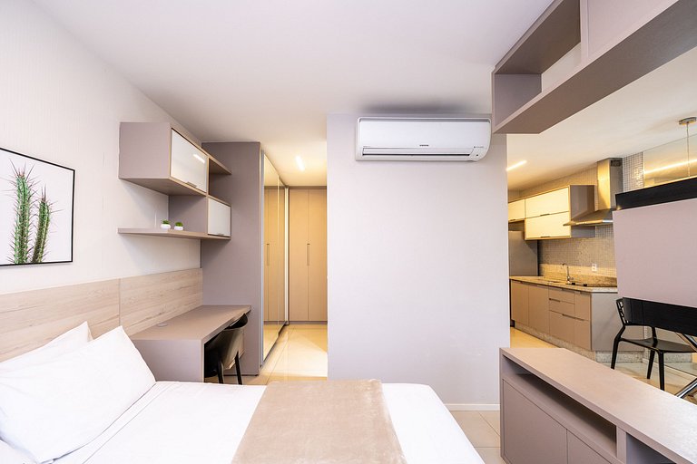 Excelente localização/ Vista livre e garagem #902