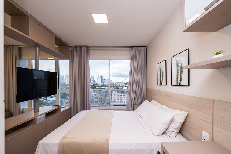 Excelente localização/ Vista livre e garagem #902