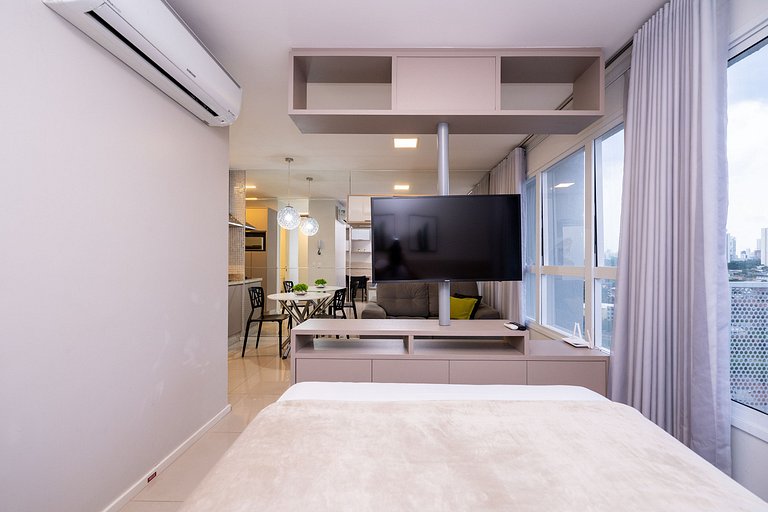 Excelente localização/ Vista livre e garagem #902