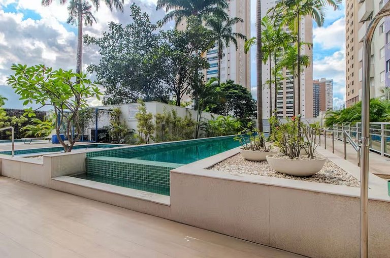 Apto 1Q no Setor Bueno| Cond.c/ Piscina aquecida | Sauna | G