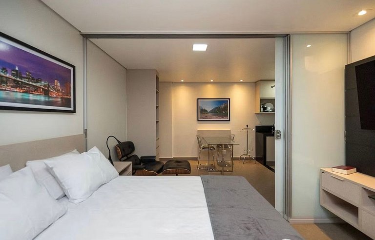 Flat em frente ao Hugo e Parque Areião #2209