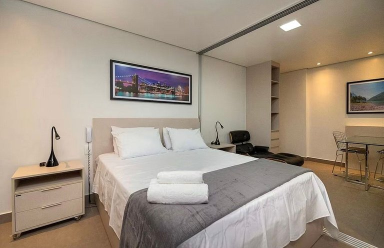 Apartment in front of Hugo and Areião Park #2209