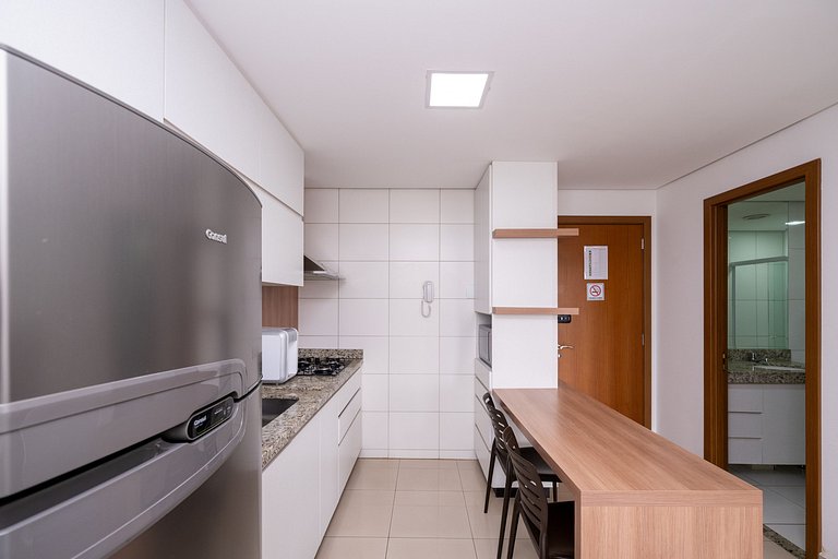 Studio moderno c/ Piscina aquecida| Wi-Fi| Garagem