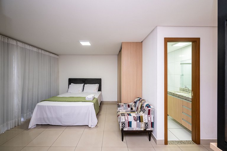 Apartment with open view| Close to everything, Setor Bueno #