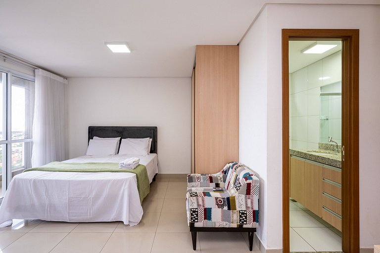 Apartment with open view| Close to everything, Setor Bueno #