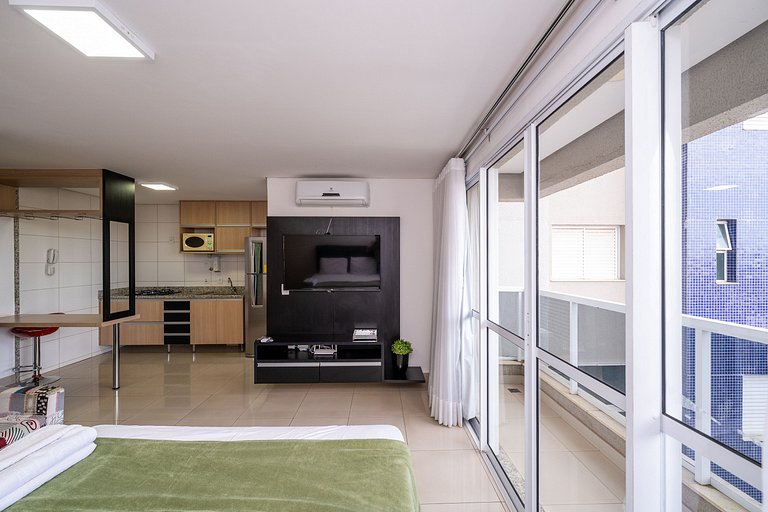 Apartment with open view| Close to everything, Setor Bueno #