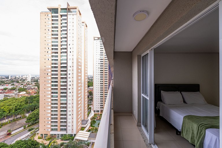 Apartment with open view| Close to everything, Setor Bueno #
