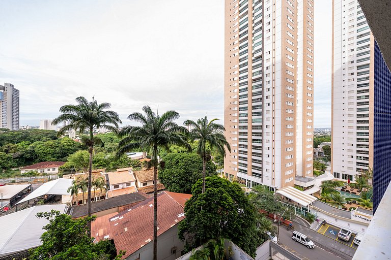 Furnished flat with balcony, Setor Bueno #606