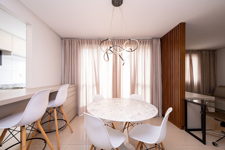 #117Luxo e lazer= Duplex 2Q + 2 Garagens | Piscina| WiFi|