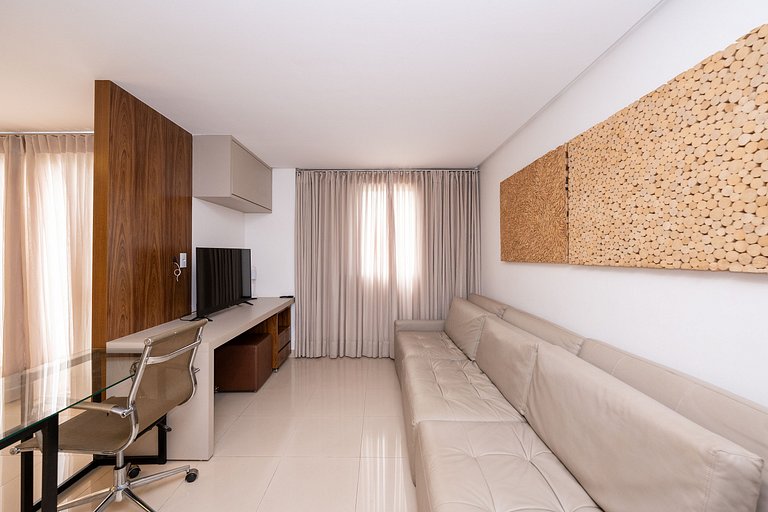 #117Luxo e lazer= Duplex 2Q + 2 Garagens | Piscina| WiFi|