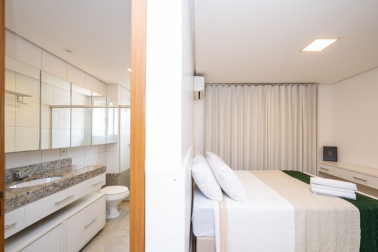 #117Luxo e lazer= Duplex 2Q + 2 Garagens | Piscina| WiFi|