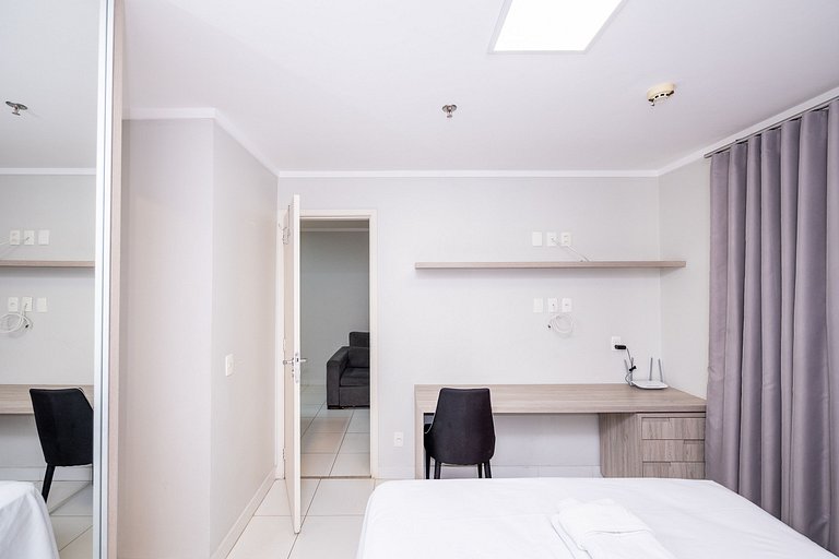 #301 Cond. c/ Piscina| Garagem| Vista incrível Rooftop