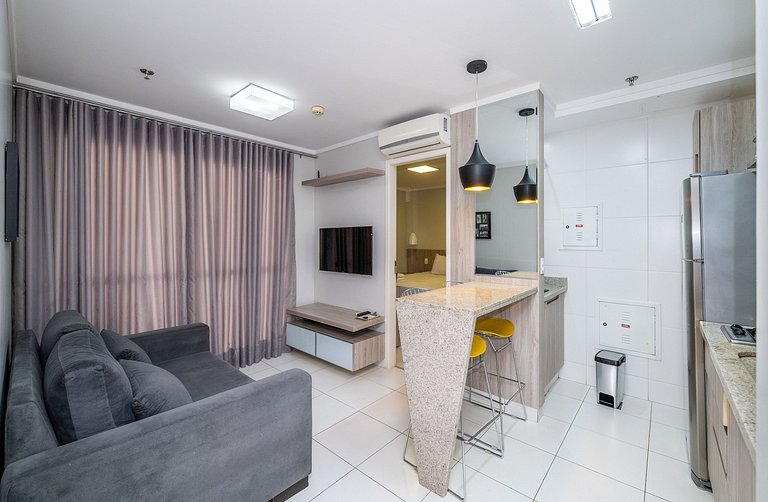 #301 Cond. c/ Piscina| Garagem| Vista incrível Rooftop