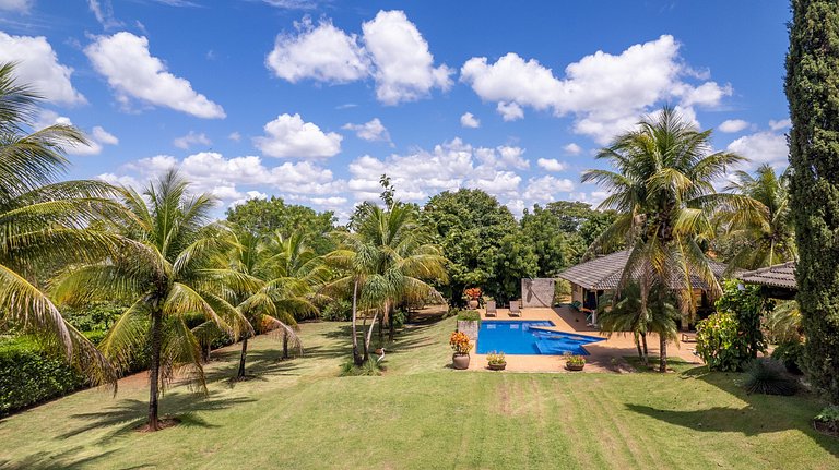 Chácara para grupos a 15 min do GP Motors | Piscina| Quiosqu