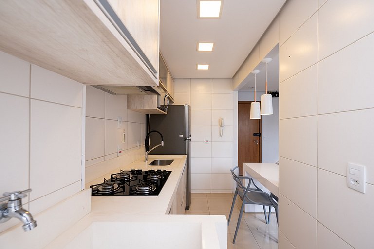 Duplex 1Q Bueno | Wi-Fi veloz + garagem + piscina #915