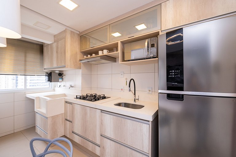 Duplex 1Q Bueno | Wi-Fi veloz + garagem + piscina #915