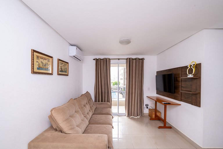 Apartamento 2 quartos com conforto, condomínio com piscina,