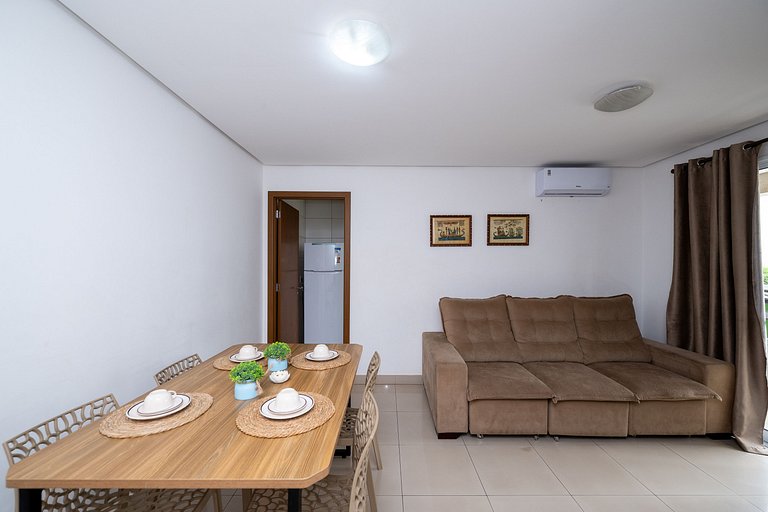 2-bedroom apartment with comfort, condominium with pool, par