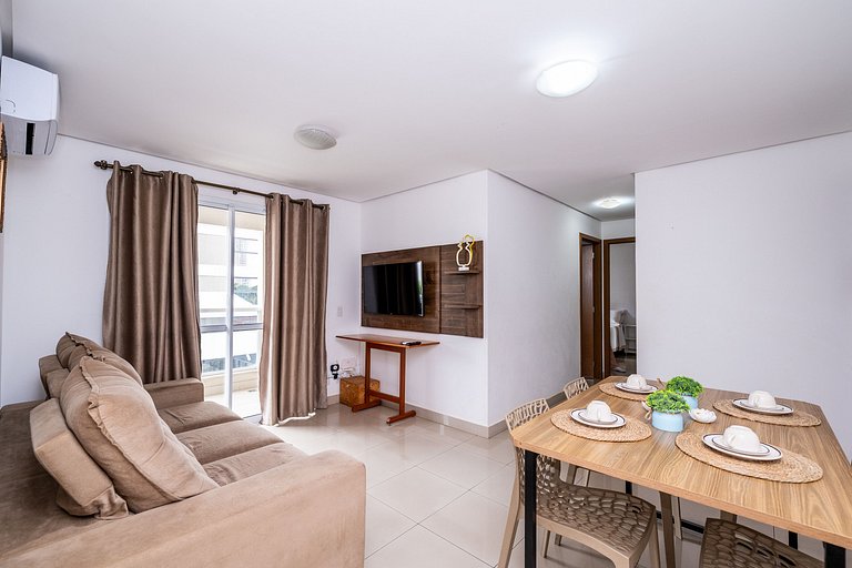 Apartamento 2 quartos com conforto, condomínio com piscina,
