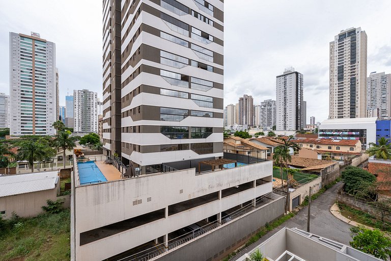 Apto Moderno | 2 quartos | Wi-Fi| Garagem | Portaria 24h