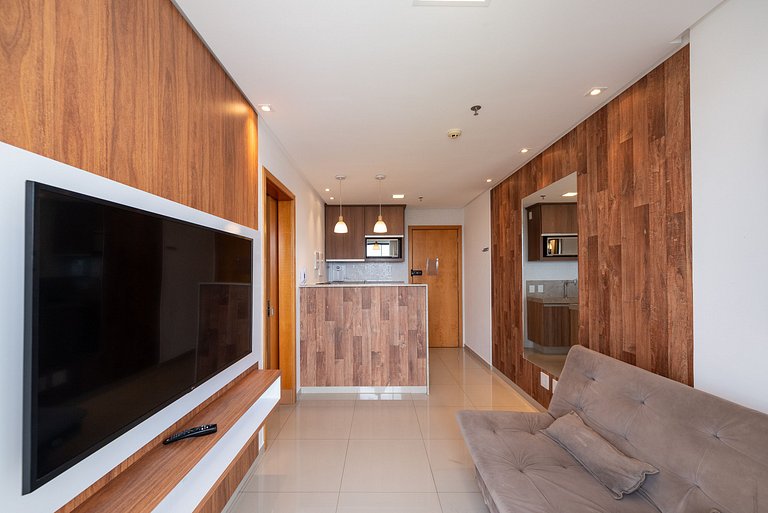 Apartamento c/ Vista | 27º Andar • Flamboyant • WiFi