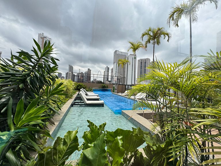 Hub Compact Life, near Goiânia Shopping and Vaca Brava Park.