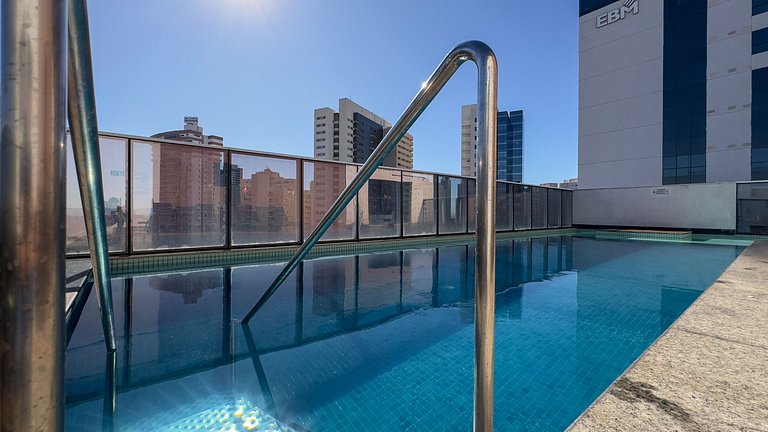 #301 Cond. c/ Piscina| Garagem| Vista incrível Rooftop