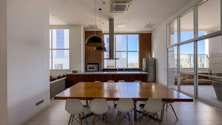 #301 Cond. c/ Piscina| Garagem| Vista incrível Rooftop