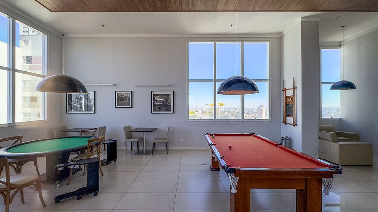 #301 Cond. c/ Piscina| Garagem| Vista incrível Rooftop