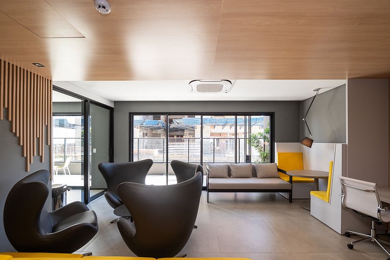 Premium Studio at Hub Bueno | Rooftop, Pool and View