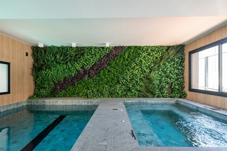 Hub Compact Life no Setor Bueno | Cond. com Piscina | Roofto