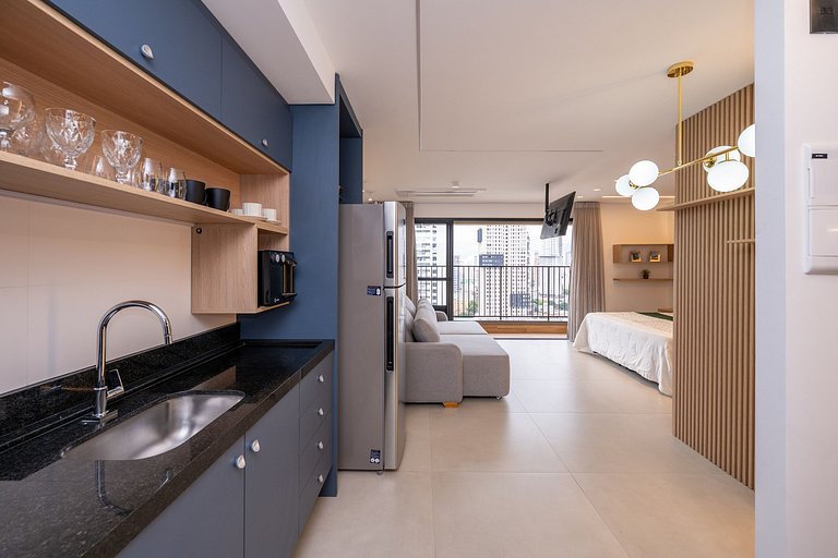Premium Studio at Hub Bueno | Rooftop, Pool and View
