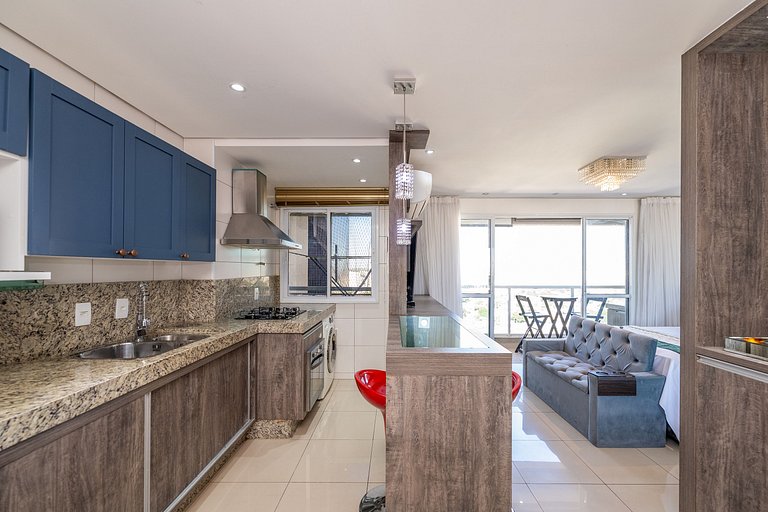 #2210 Apartment in a condo with heated pool and gym in Bueno