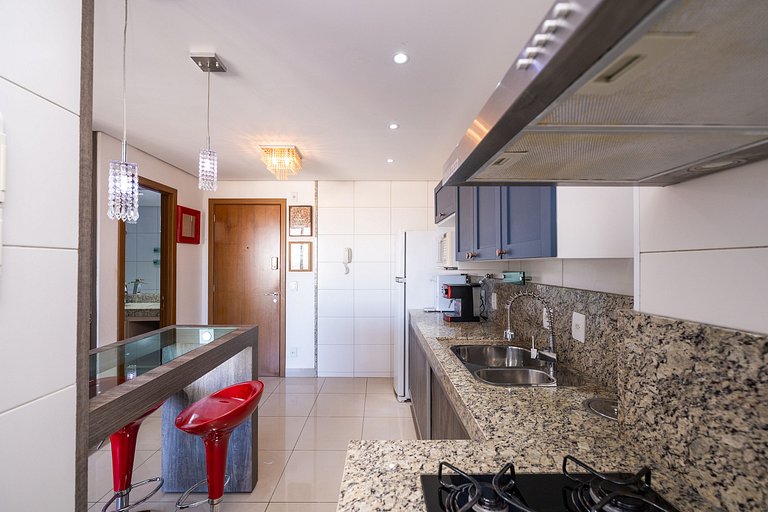 #2210 Apartment in a condo with heated pool and gym in Bueno