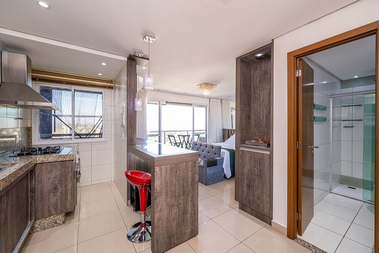 #2210 Apartment in a condo with heated pool and gym in Bueno