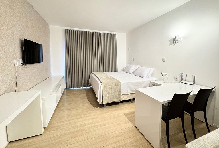 Flat no Blend Setor Marista Perto parque e shopping com WIFi