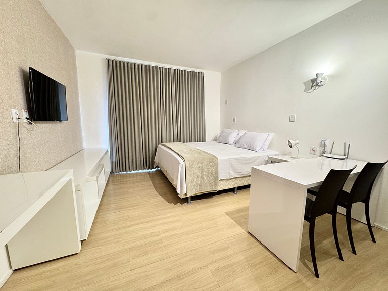 Flat no Blend Setor Marista Perto parque e shopping com WIFi