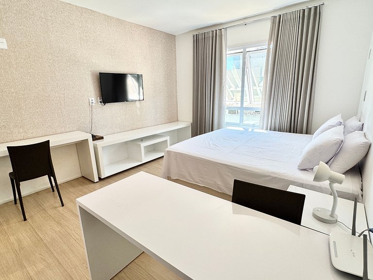 Flat no Blend Setor Marista Perto parque e shopping com WIFi