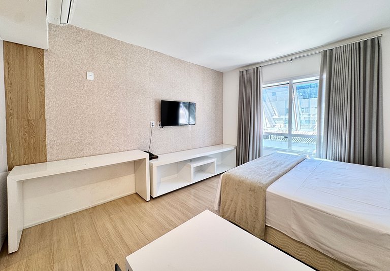 Flat no Blend Setor Marista Perto parque e shopping com WIFi