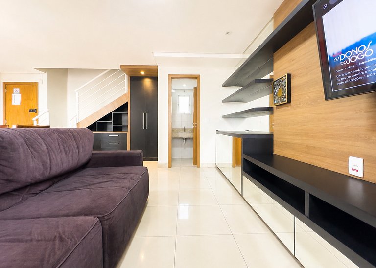 Duplex apartment with balcony in Setor Bueno