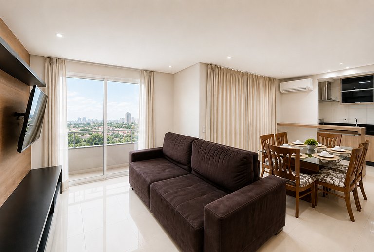 Duplex apartment with balcony in Setor Bueno