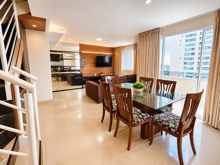 Duplex apartment with balcony in Setor Bueno