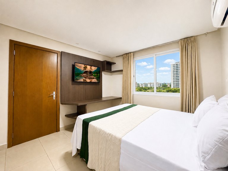 Apartamento duplex com varanda no Setor Bueno