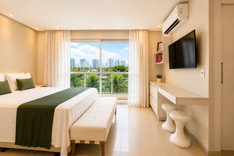 Very cozy. Condo with a view, pool, gym