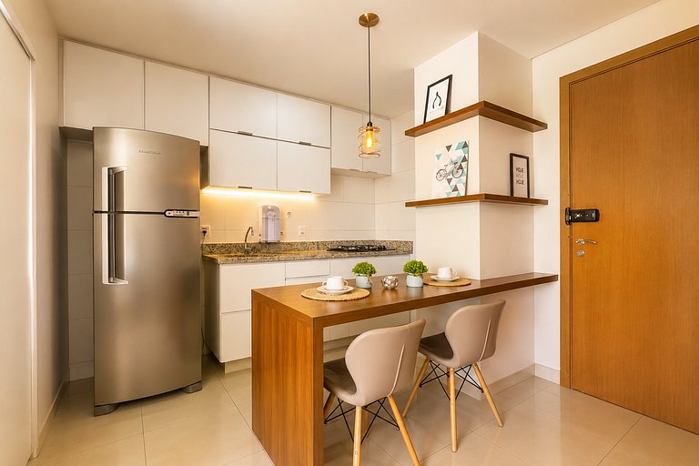 Very cozy. Condo with a view, pool, gym