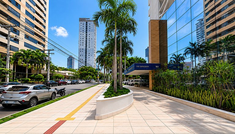 Duplex 1Q Bueno | Wi-Fi veloz + garagem + piscina #915