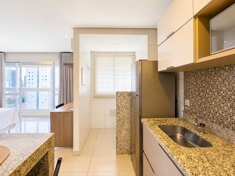Flat amplo e moderno com Vista no Setor Bueno