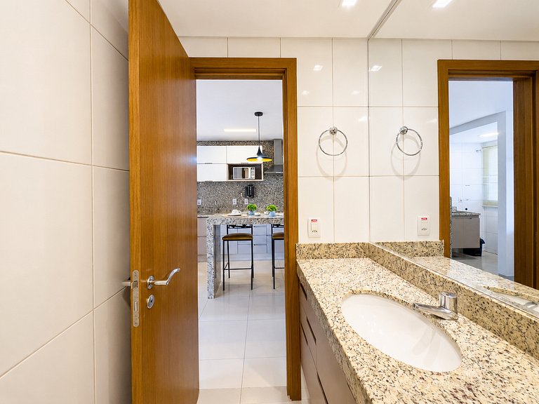 Flat amplo e moderno com Vista no Setor Bueno